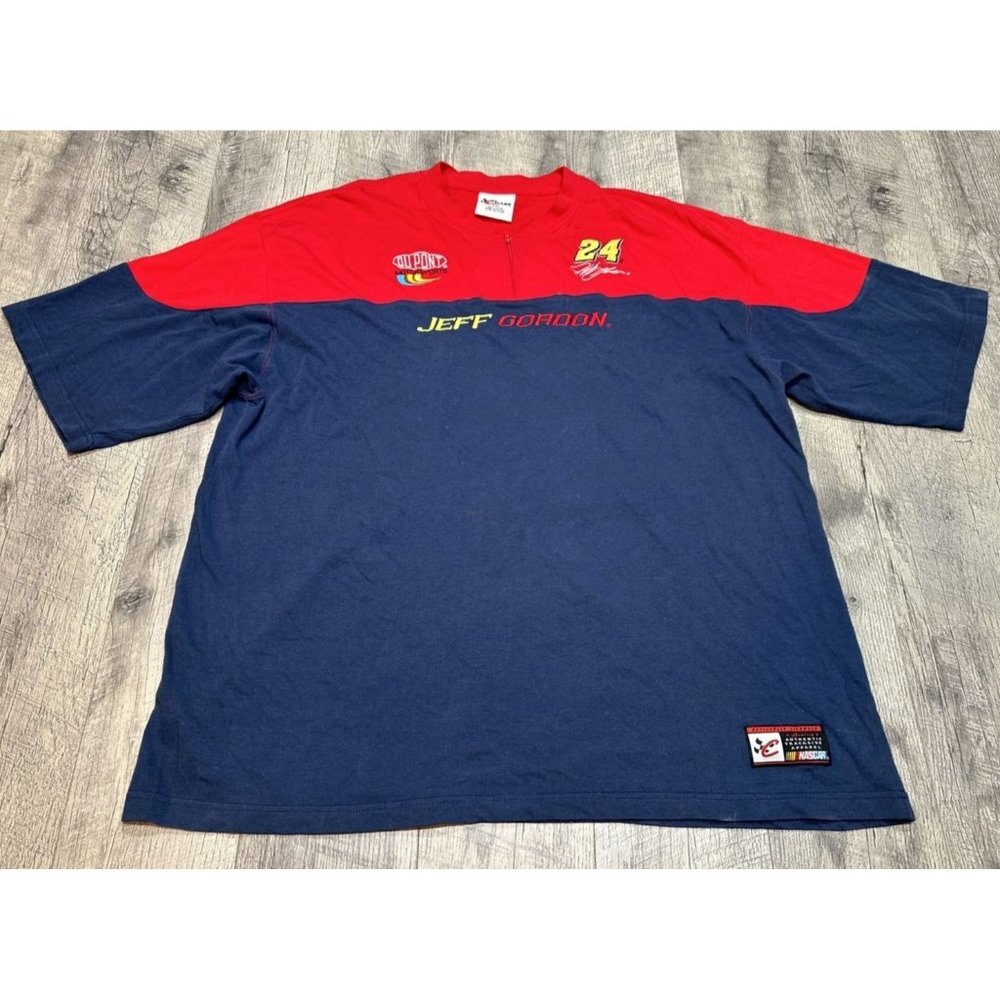 Vintage NASCAR Jeff Gordon‎ Shirt Mens 2XL Chase Authentics #24 Embroidered Logo